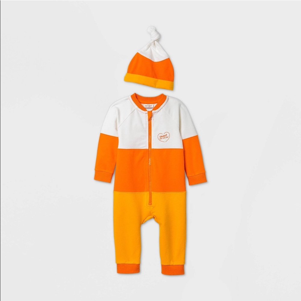 Candy corn Halloween outfit!